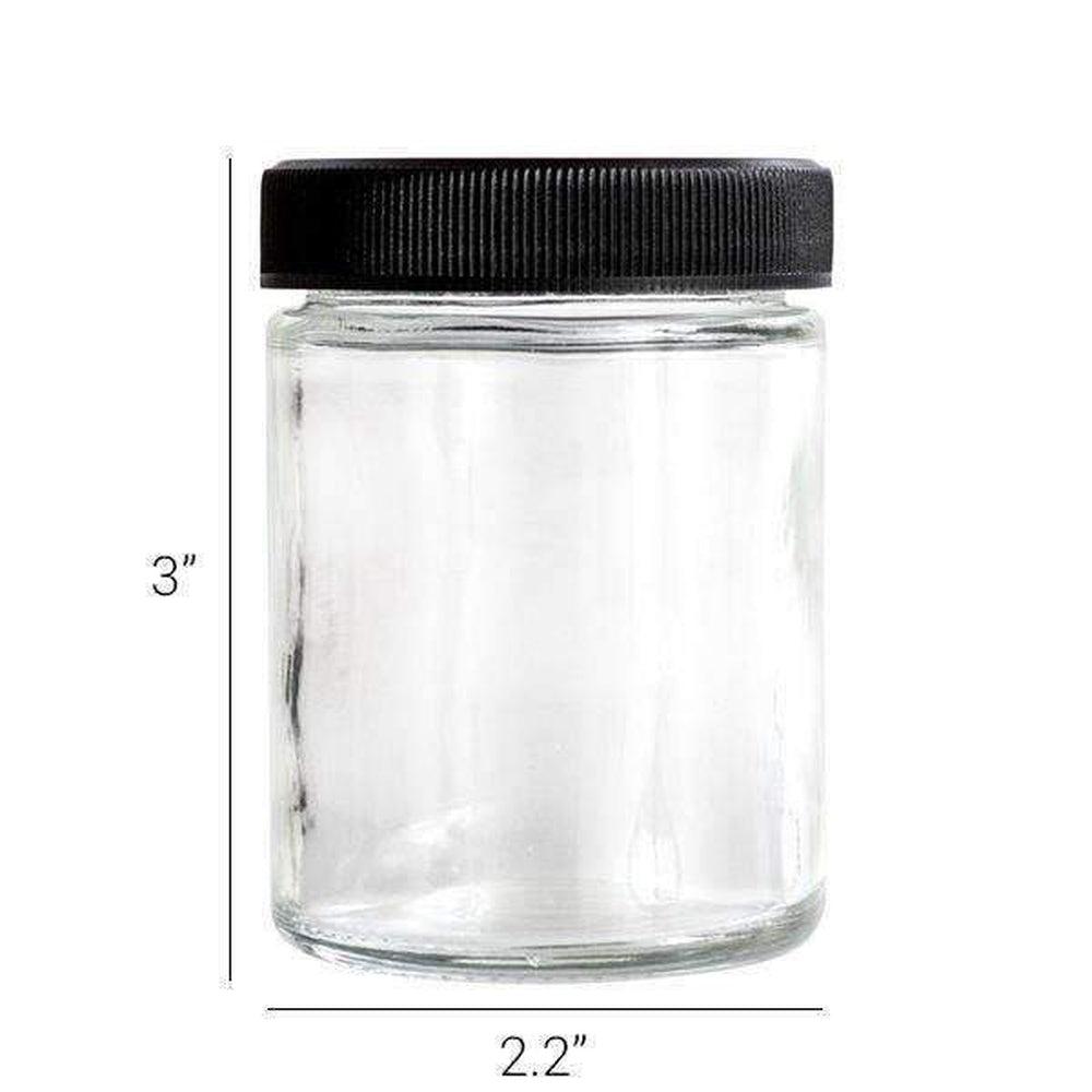 Loud Lock - Glass Jar w/ Lid - 4oz - 100ct