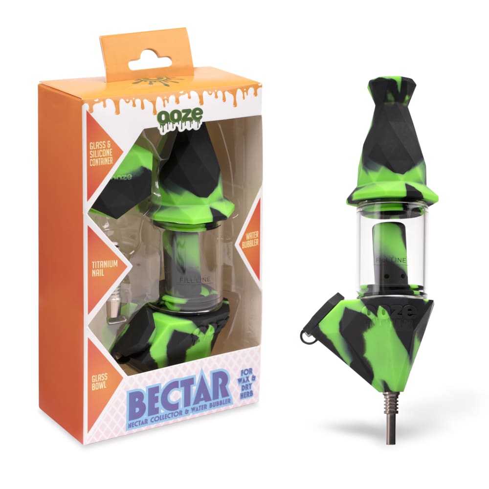 Ooze Bectar Silicone Water Pipe and Concentrate Straw
