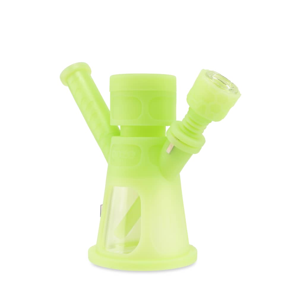 Ooze Hyborg Silicone Glass 4-in-1 Hybrid Water Pipe and Nectar Collector