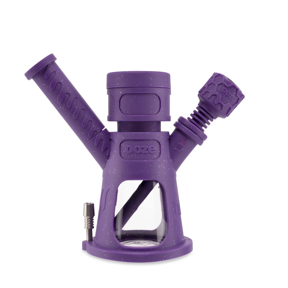 Ooze Hyborg Silicone Glass 4-in-1 Hybrid Water Pipe and Nectar Collector