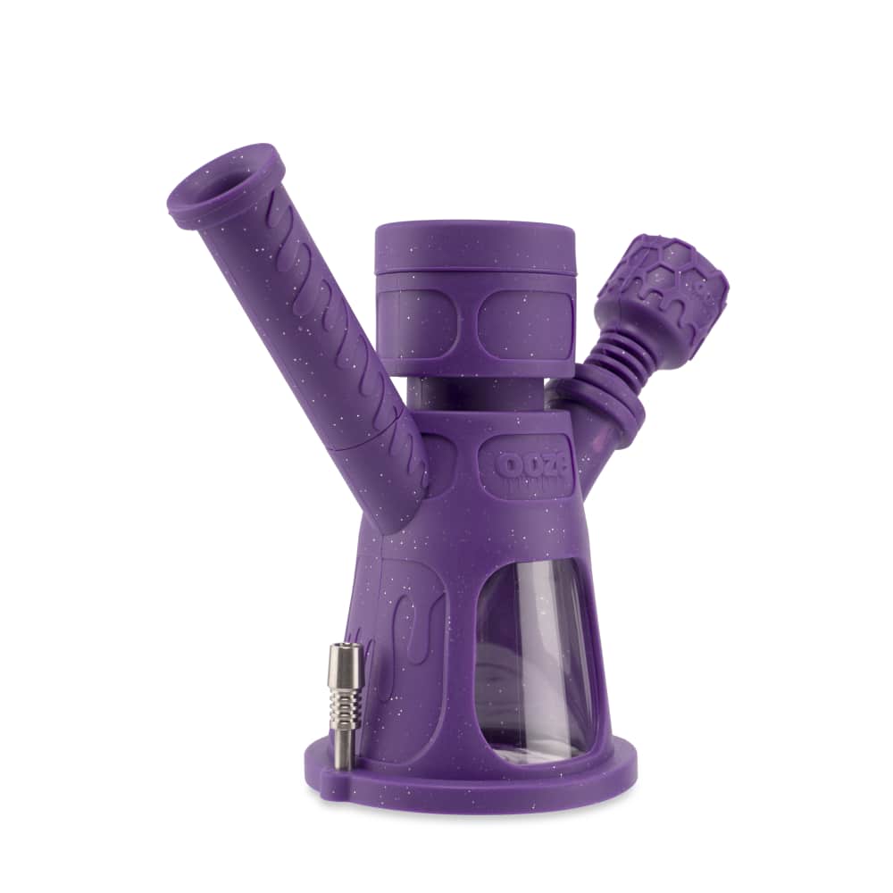 Ooze Hyborg Silicone Glass 4-in-1 Hybrid Water Pipe and Nectar Collector