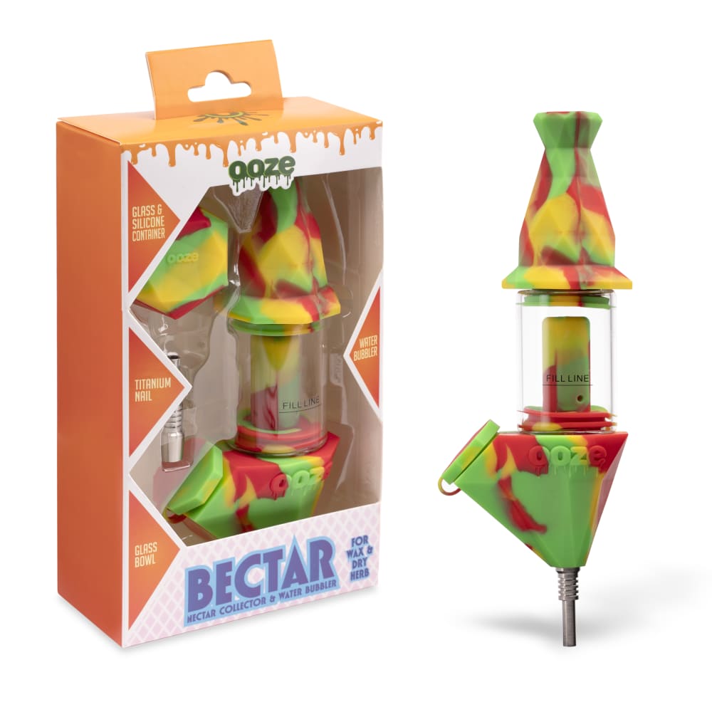 Ooze Bectar Silicone Water Pipe and Concentrate Straw