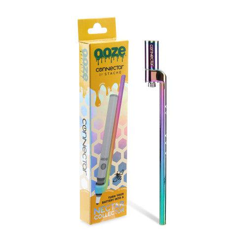 Ooze x Stache ConNectar - 510 Thread Dab Straw Vape Pen Attachment