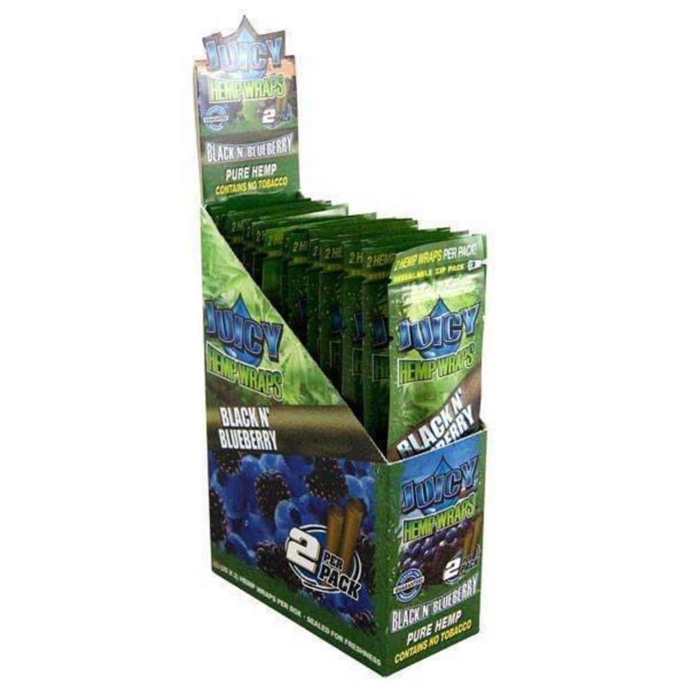 Juicy Jays 2pk Hemp Wrap 25ct Display
