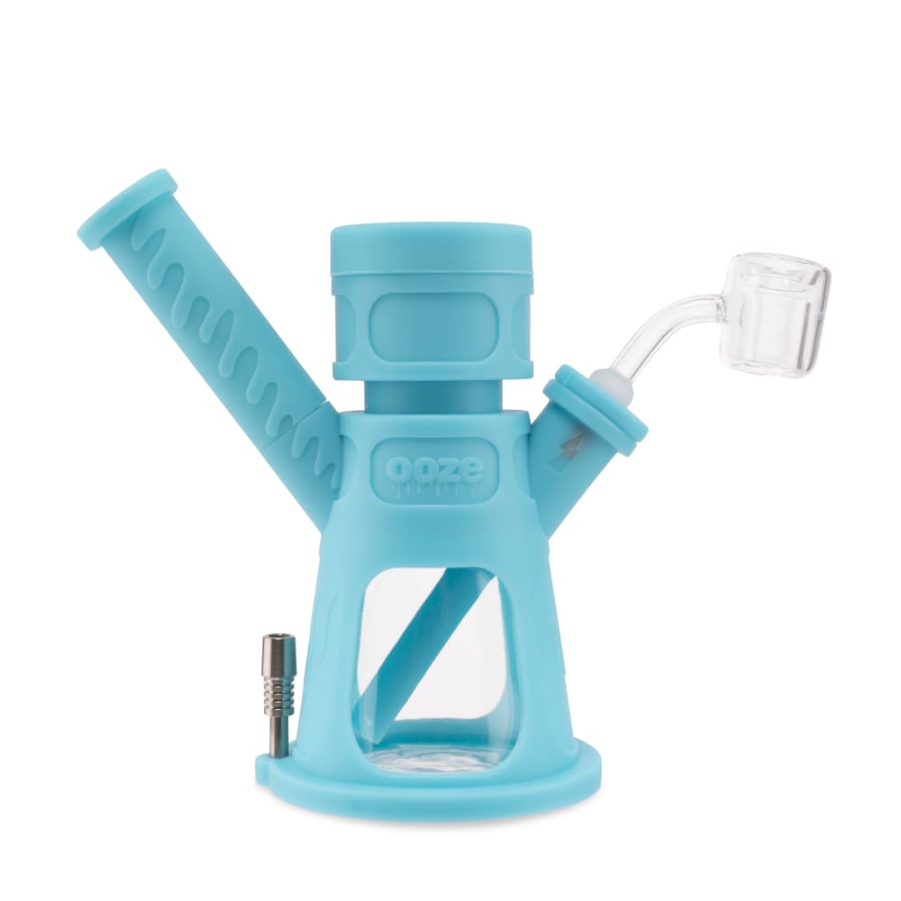 Ooze Hyborg Silicone Glass 4-in-1 Hybrid Water Pipe and Nectar Collector