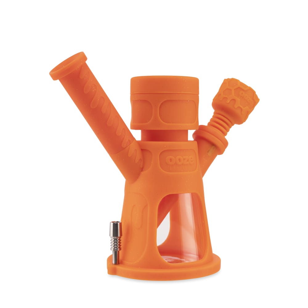 Ooze Hyborg Silicone Glass 4-in-1 Hybrid Water Pipe and Nectar Collector