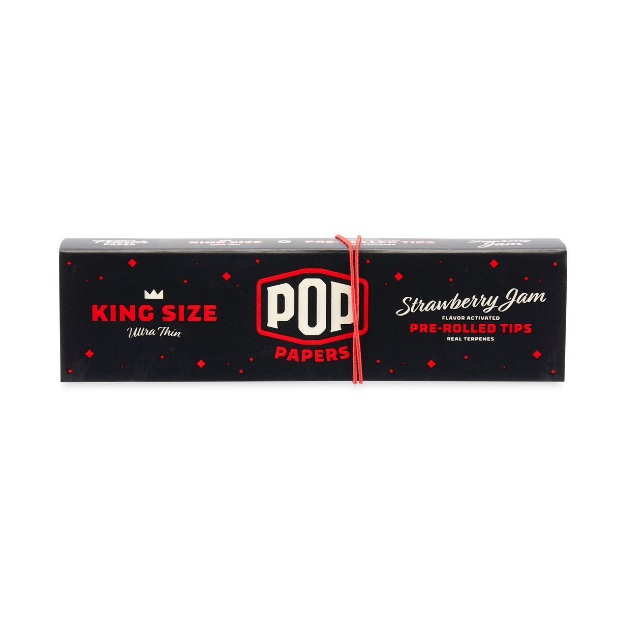 Pop Papers King Size Rolling Papers with Pre-Rolled Flavor Filter Tips 24ct Display