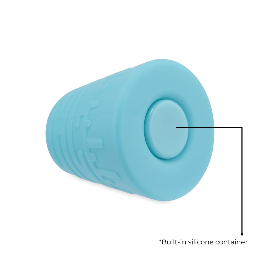 Ooze Blaster Silicone Glass 4-in-1 Hybrid Water Pipe and Dab Straw