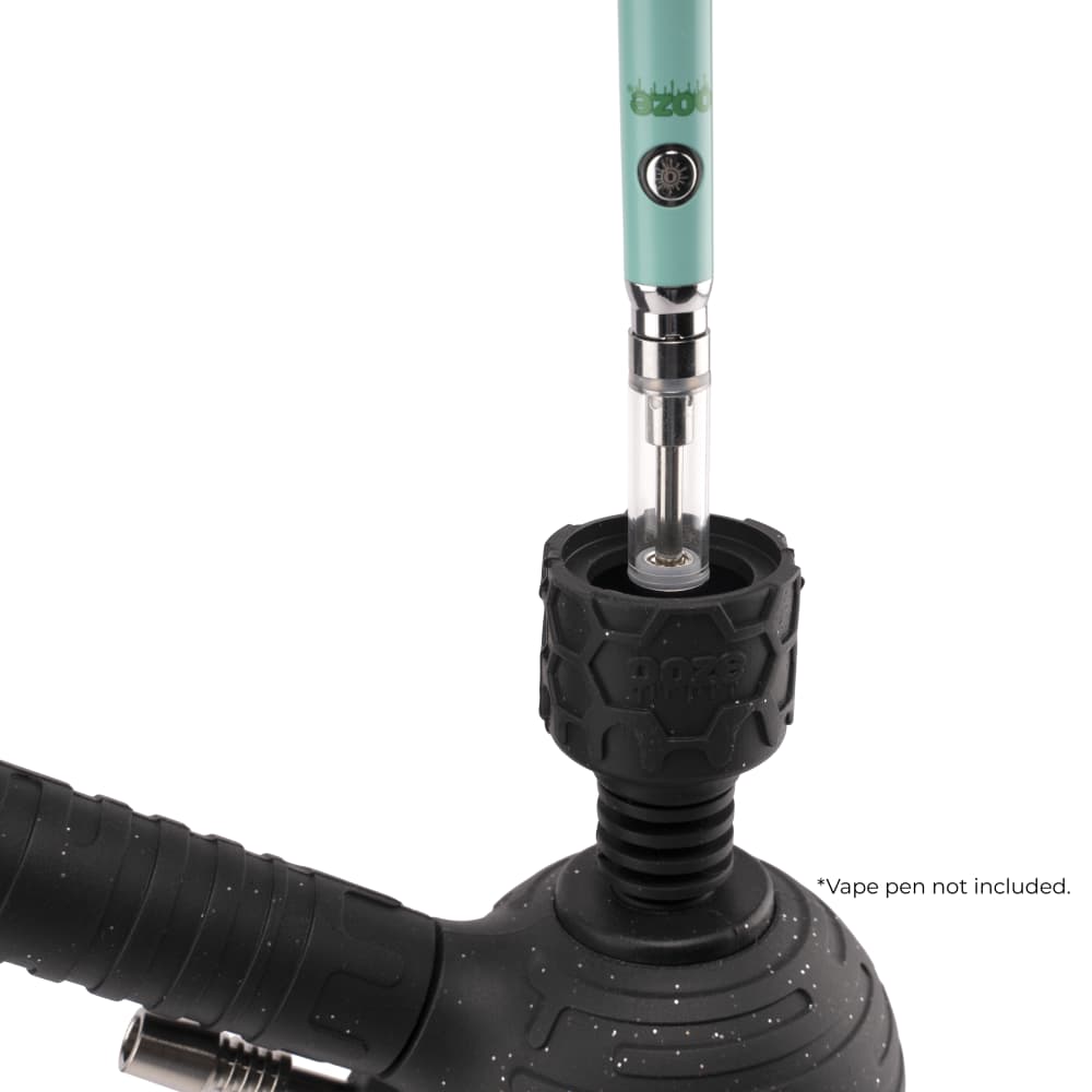 Ooze Blaster Silicone Glass 4-in-1 Hybrid Water Pipe and Dab Straw