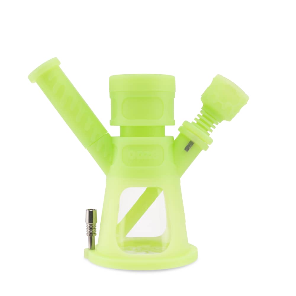 Ooze Hyborg Silicone Glass 4-in-1 Hybrid Water Pipe and Nectar Collector