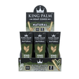 King Palm King Size Hemp Cones 30ct Display – Natural