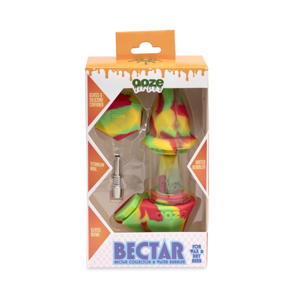 Ooze Bectar Silicone Water Pipe and Concentrate Straw