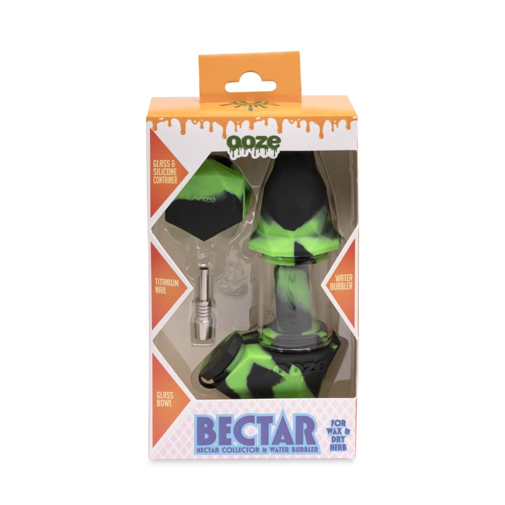 Ooze Bectar Silicone Water Pipe and Concentrate Straw