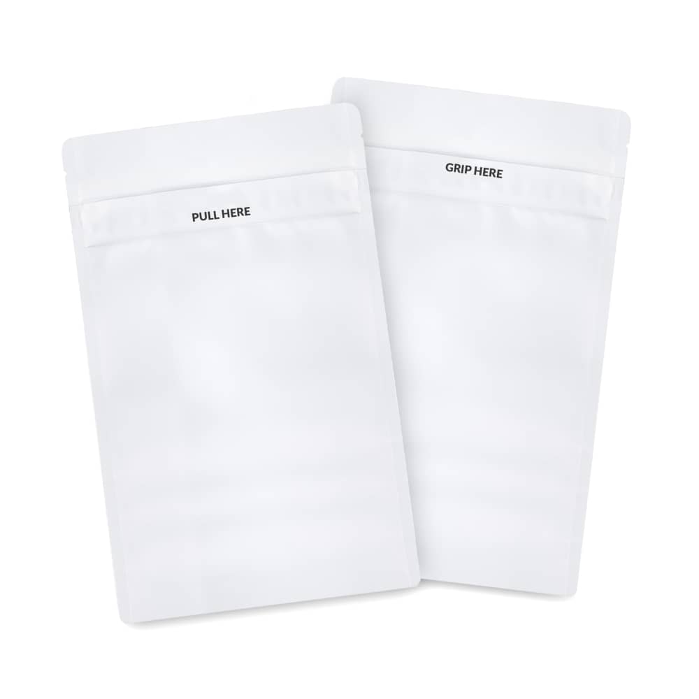 Loud Lock 1/2 Grip N Pull Mylar Smell Proof Child Safe Vacuum Seal Bags - 1,000 Count