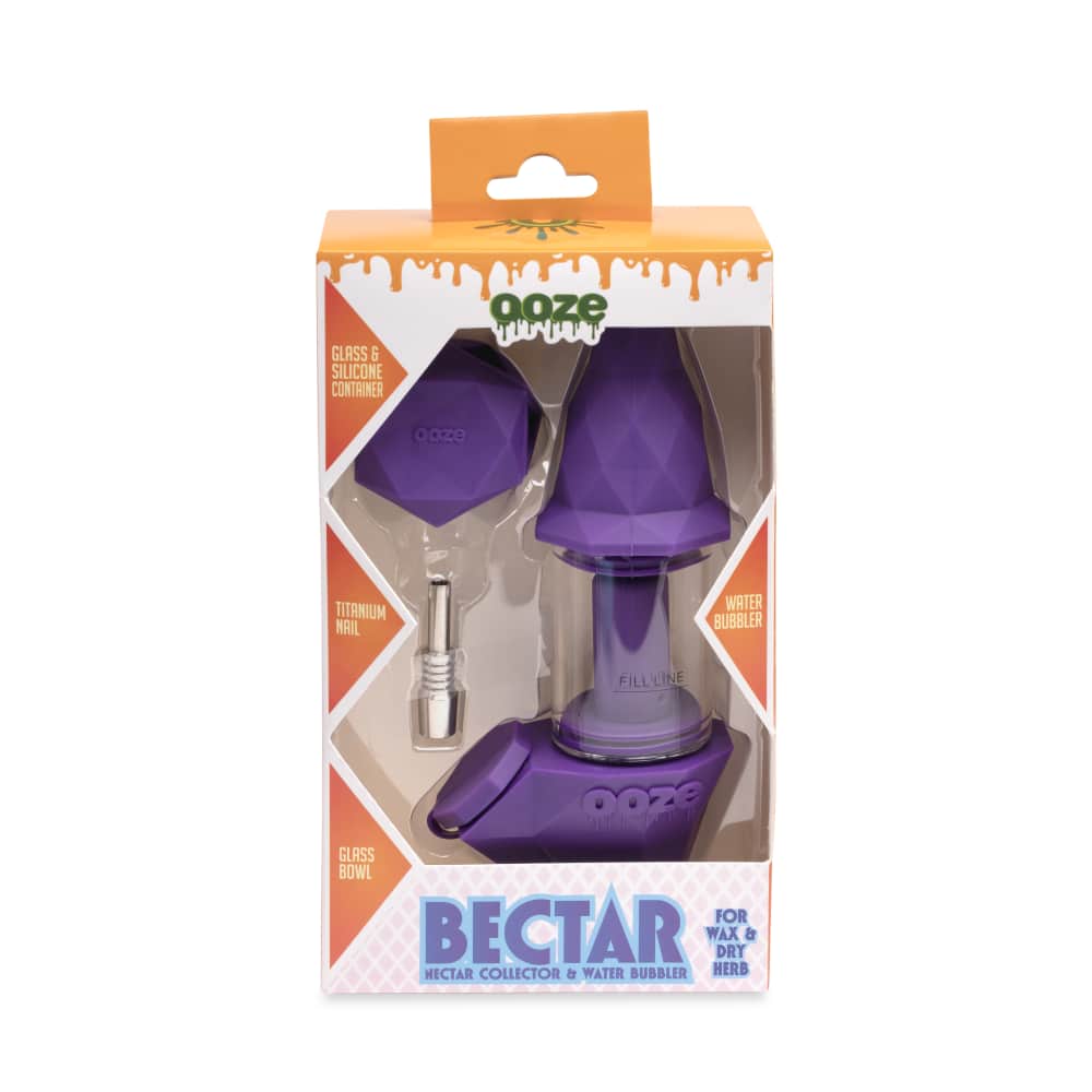 Ooze Bectar Silicone Water Pipe and Concentrate Straw