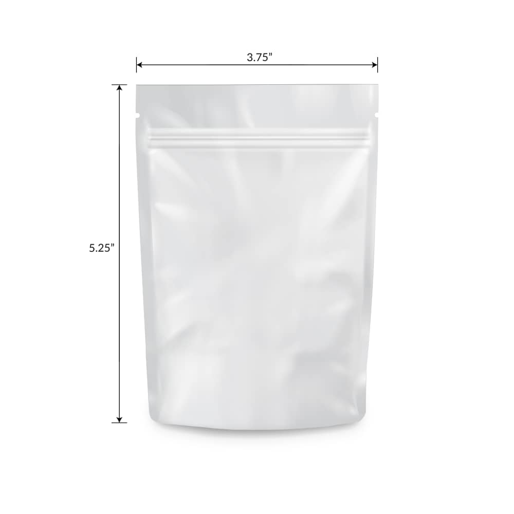 Loud Lock 1/8 Ounce Mylar Smell Proof Vacuum Seal Bags - 1,000 Count