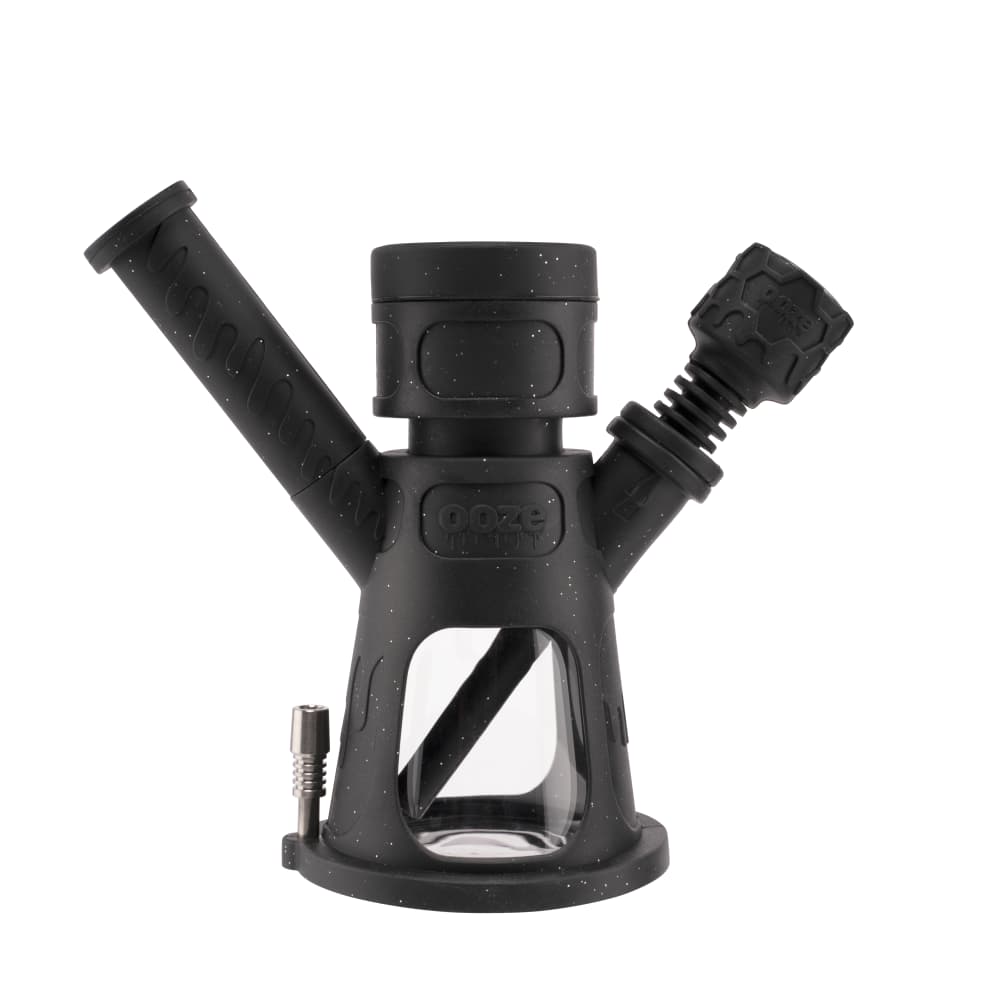 Ooze Hyborg Silicone Glass 4-in-1 Hybrid Water Pipe and Nectar Collector