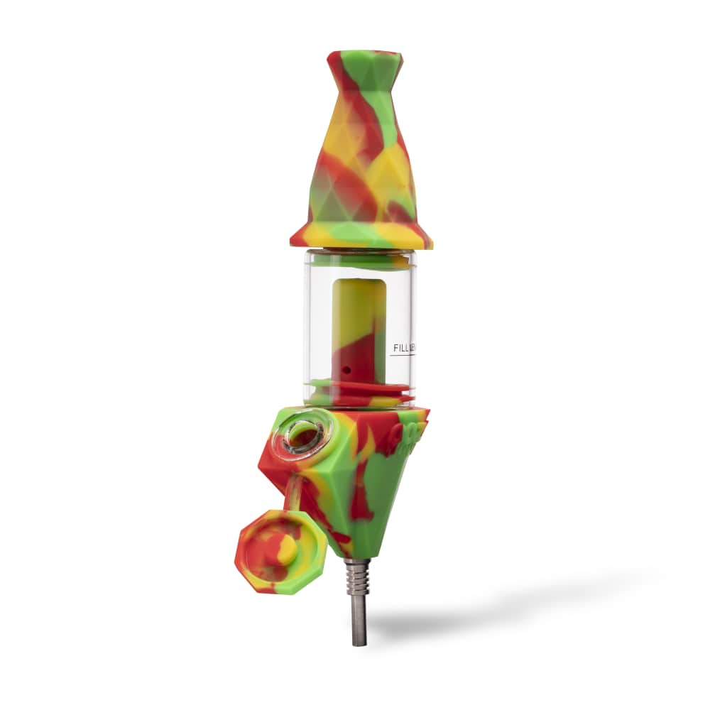 Ooze Bectar Silicone Water Pipe and Concentrate Straw