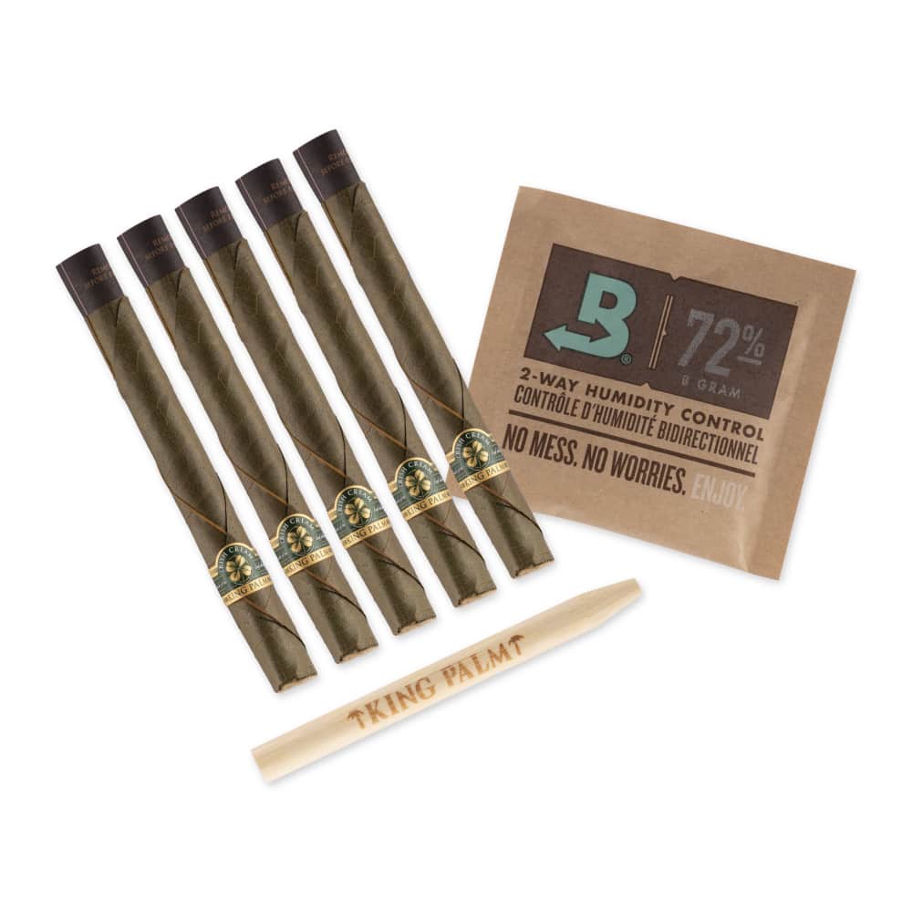 King Palm 5pk Mini Flavored Leaf Tubes – 15ct Display