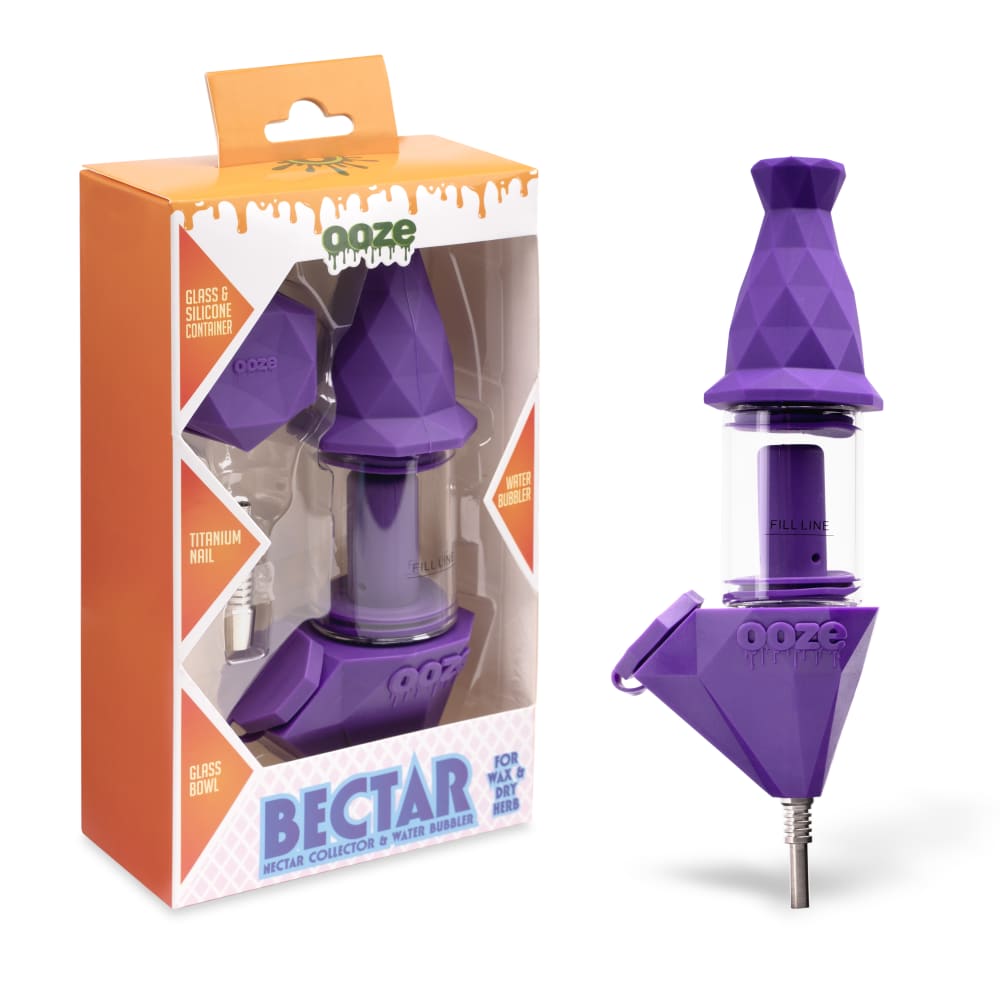 Ooze Bectar Silicone Water Pipe and Concentrate Straw