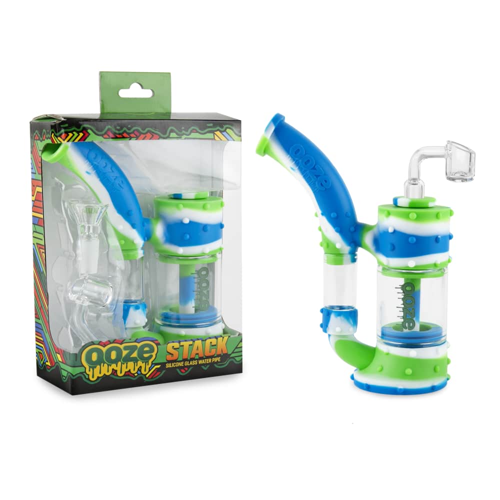 Ooze Stack Pipe Silicone Bubbler