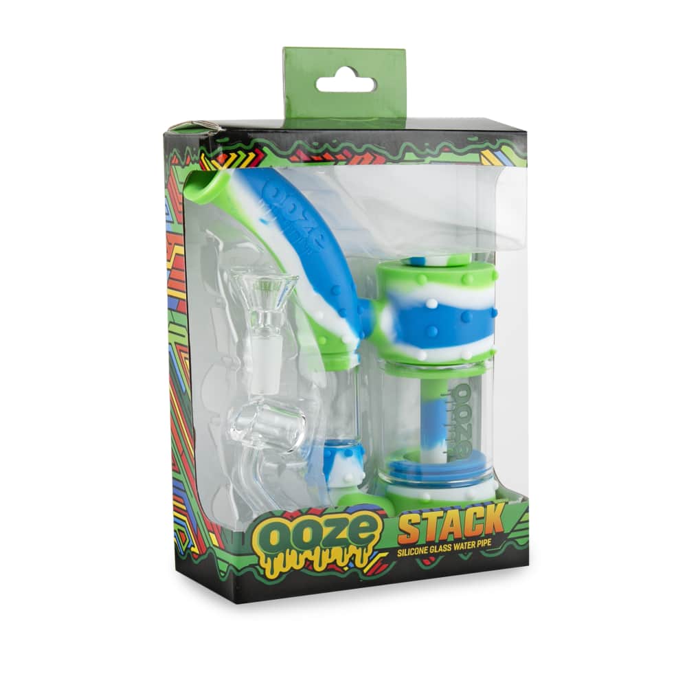 Ooze Stack Pipe Silicone Bubbler