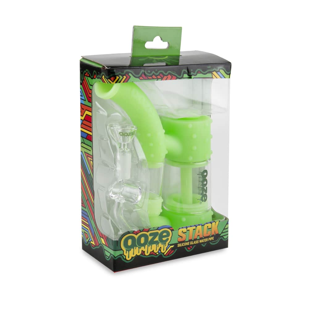 Ooze Stack Pipe Silicone Bubbler