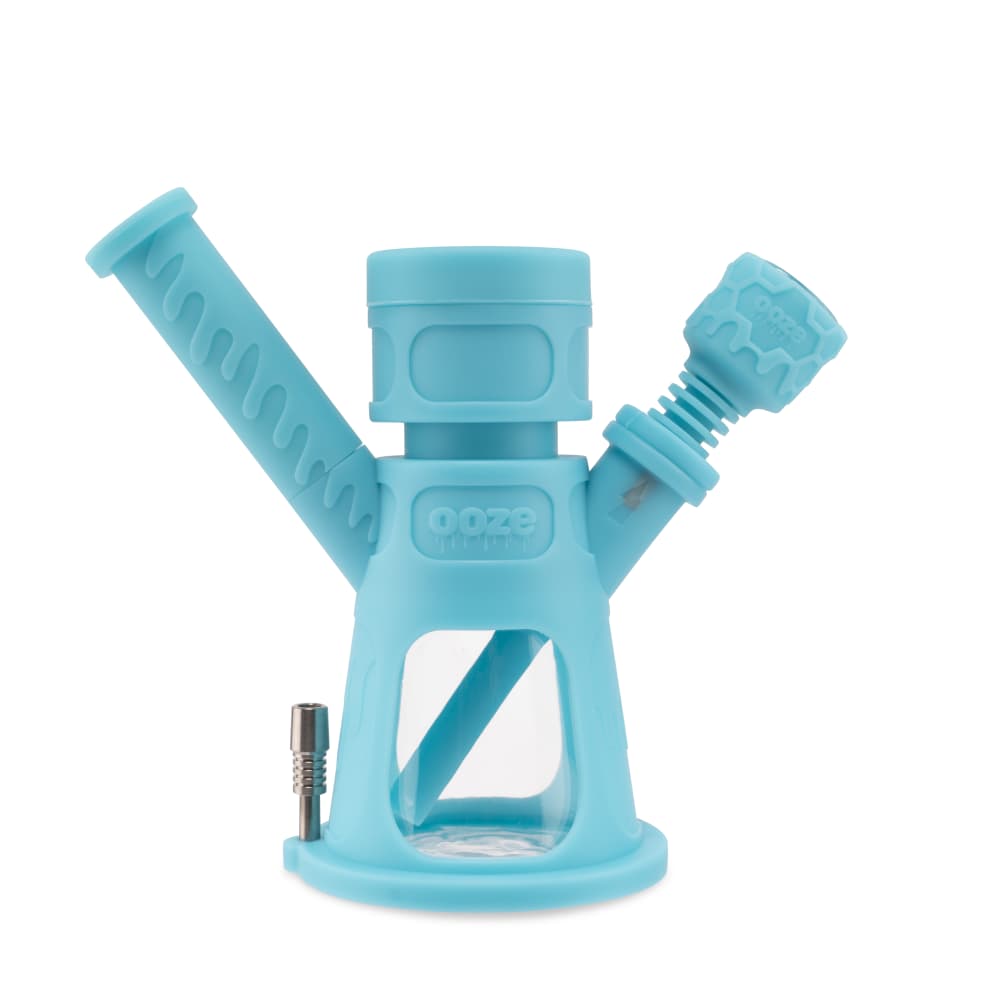 Ooze Hyborg Silicone Glass 4-in-1 Hybrid Water Pipe and Nectar Collector
