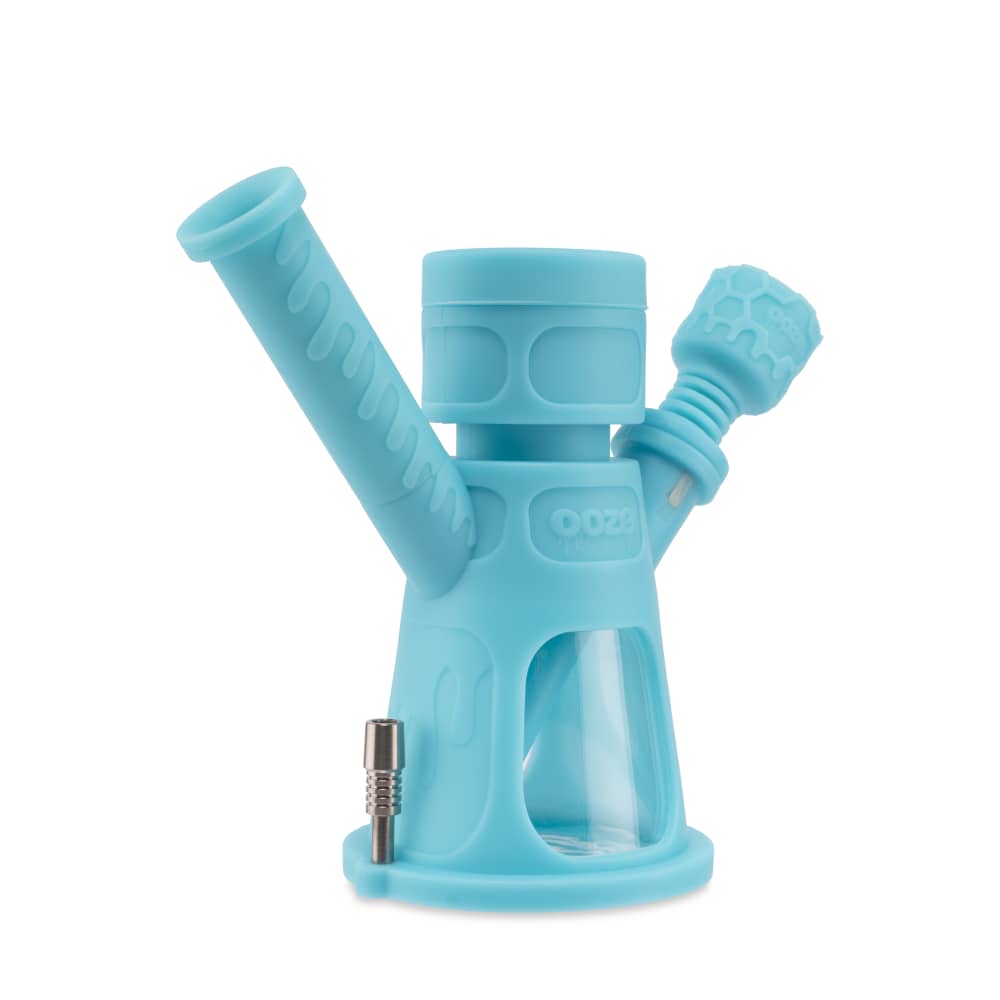 Ooze Hyborg Silicone Glass 4-in-1 Hybrid Water Pipe and Nectar Collector