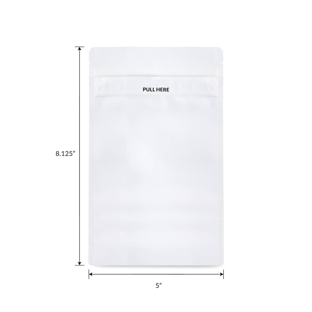 Loud Lock 1/2 Grip N Pull Mylar Smell Proof Child Safe Vacuum Seal Bags - 1,000 Count