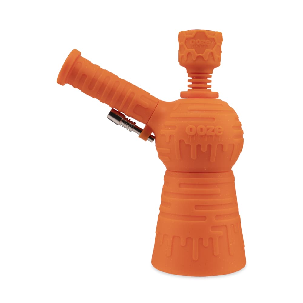 Ooze Blaster Silicone Glass 4-in-1 Hybrid Water Pipe and Dab Straw