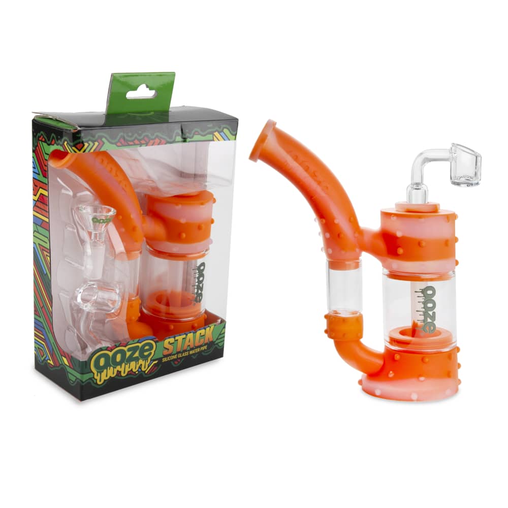 Ooze Stack Pipe Silicone Bubbler