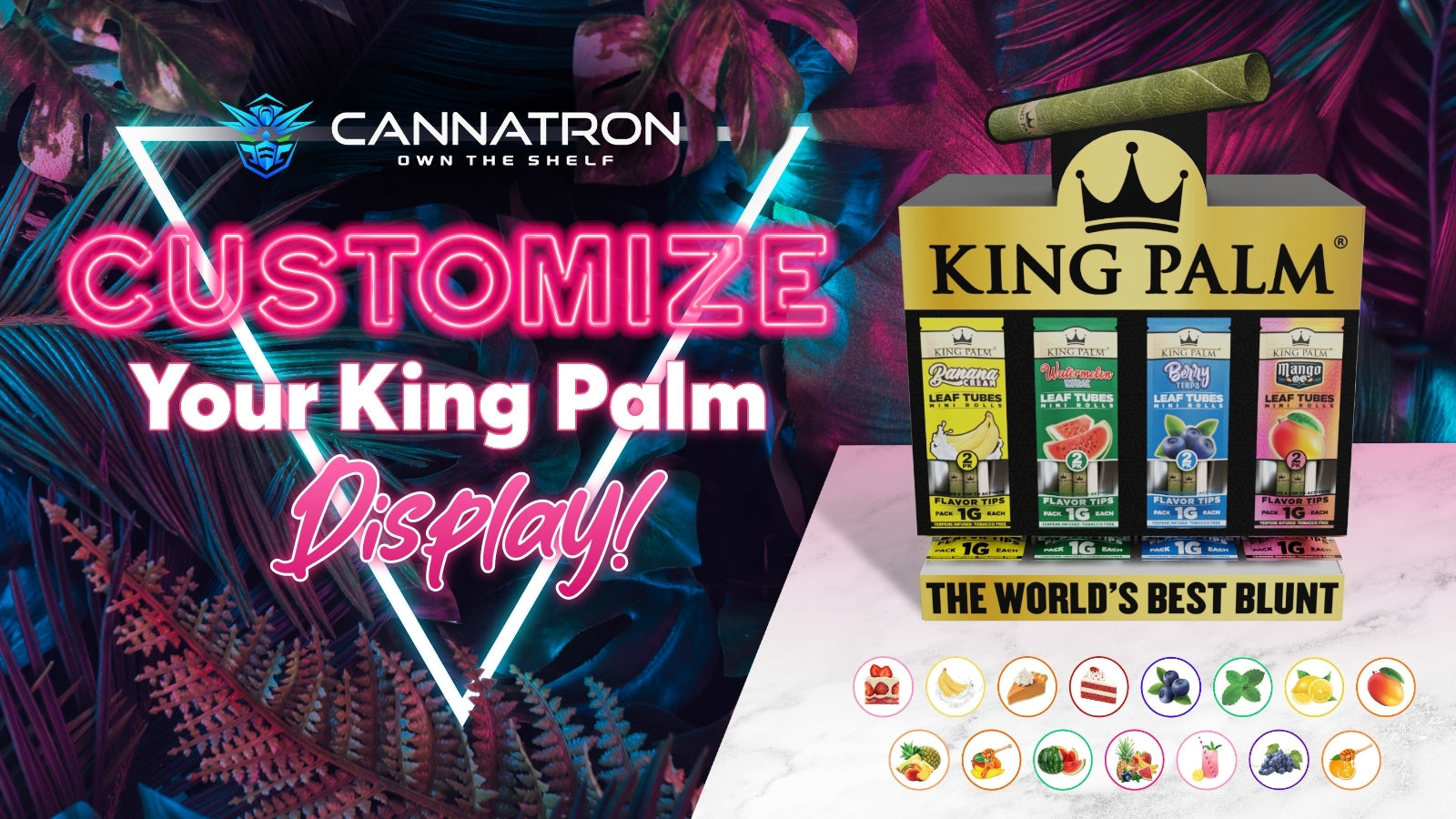 Customize Your King Palm Display