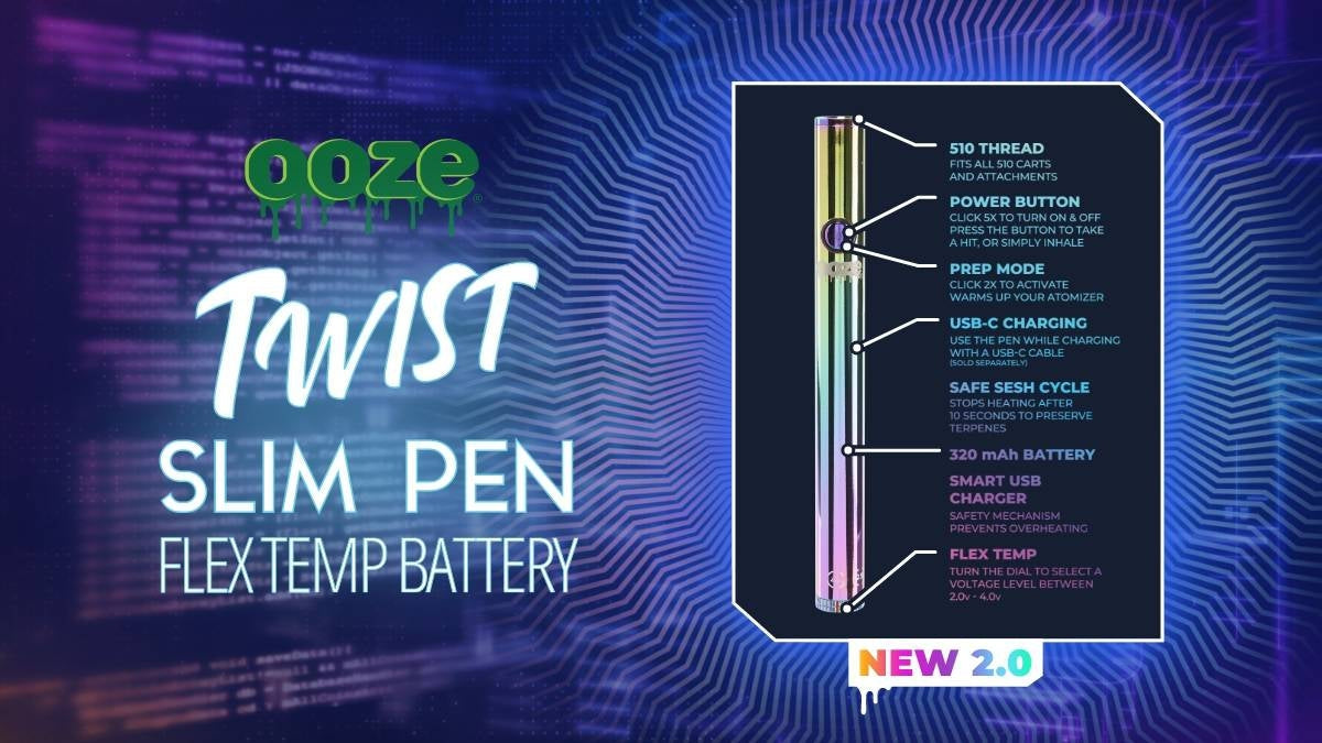 How to Use Ooze Twist Slim Pen 2.0!