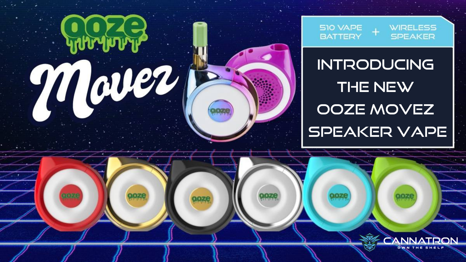 Ooze Movez Music Speaker Vape