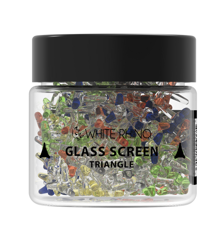 White Rhino Glass Screen Triangle Style - 400ct