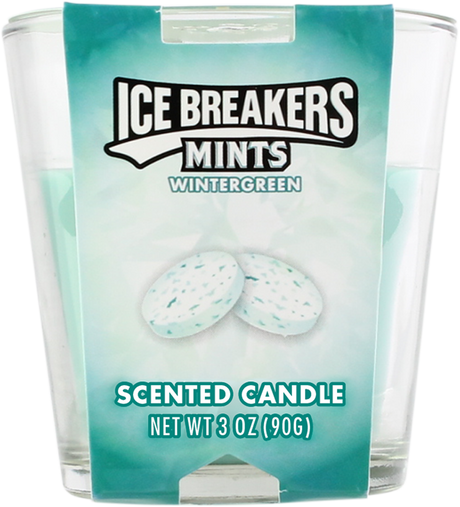 Icebreakers Mint Wintergreen Candles – 3oz - 6ct