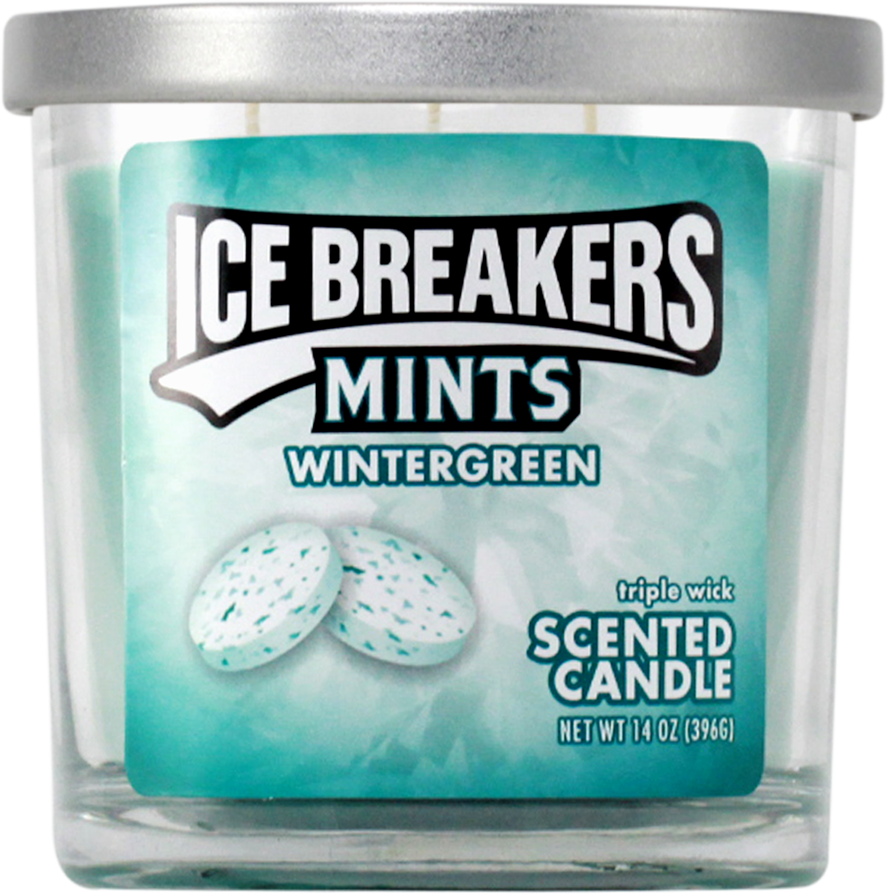 Icebreakers Mint Wintergreen Candles – 14oz - 4ct