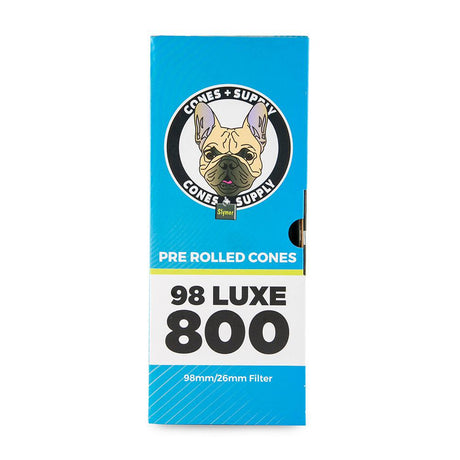 Cones + Supply 98mm Luxe Classic White Cones – 800ct Bulk