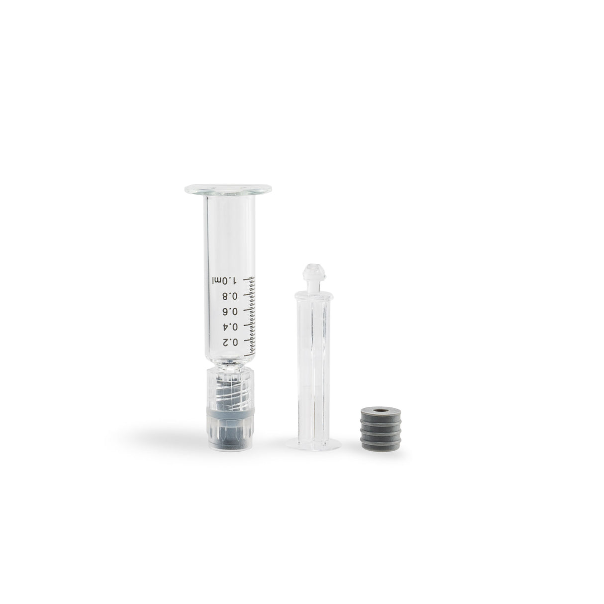 Loud Lock 1ml Glass Syringe with Scale Markings – 100ct