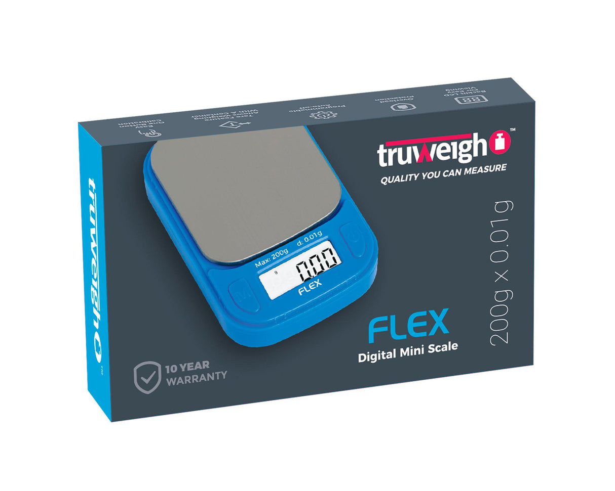 Truweigh Flex Mini Scale – 200g x 0.01g