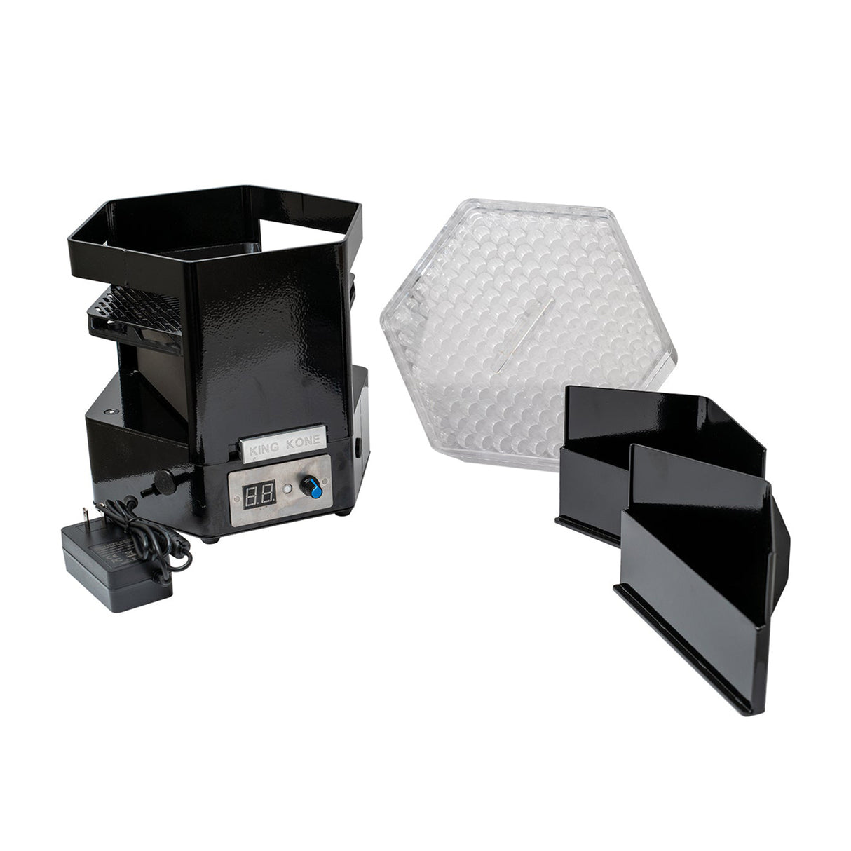 King Kone 169-Cone Filling Machine – Stainless Steel & Black – Version 2