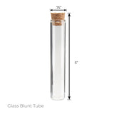 Loud Lock Glass Tube w/ Cap - 118mm - 500pc