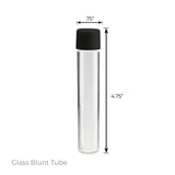 Loud Lock Glass Tube w/ Cap - 116mm / 12mm - 12mm Neck - 500pc - Child Resistant