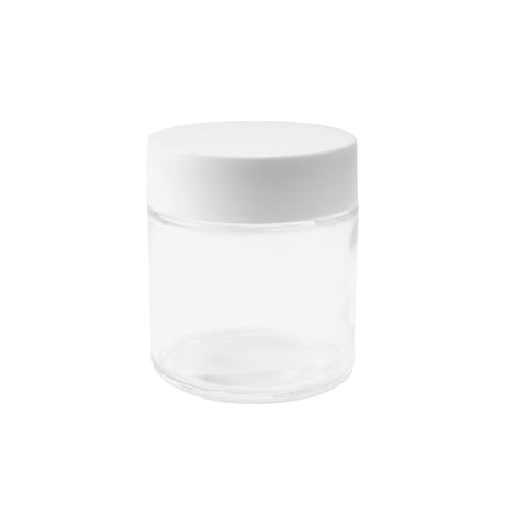 Loud Lock Glass Jar w/ Cap - 3oz / 60mm - 100pc - Child Resistant