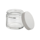Loud Lock Glass Jar w/ Cap - 2oz / 60mm - 100pc - Child Resistant