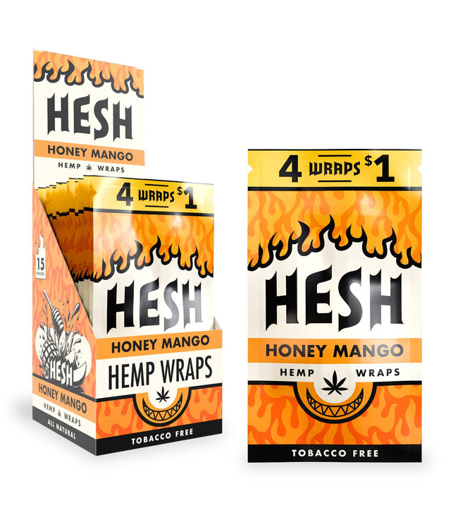 Hesh Hemp Wraps – Pre-Priced 4 for $1 – 15ct