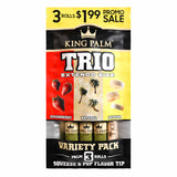 King Palm Extendo Size Flavor Trio Leaf Tubes – Pre-Priced $1.99 - 15ct