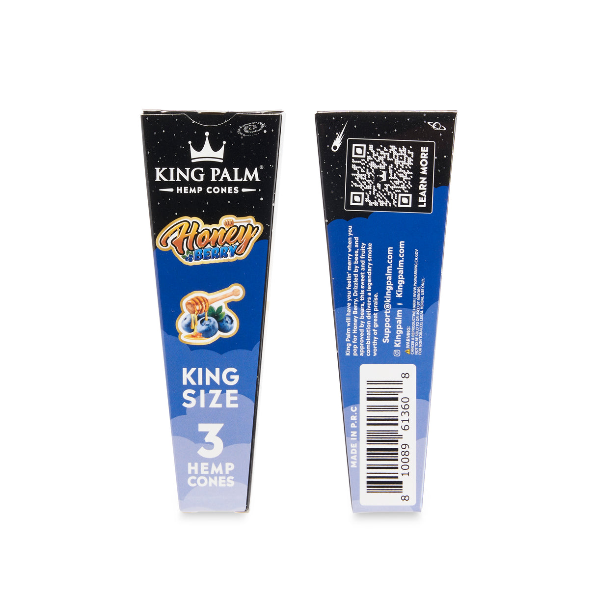 King Palm King Size Hemp Cones 30ct Display