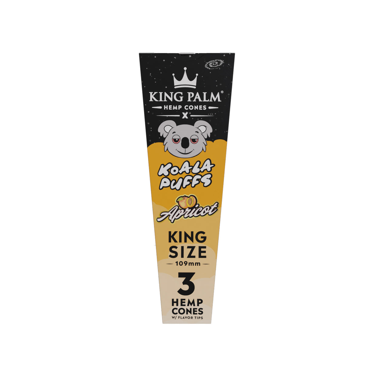 King Palm x Koala Puffs King Size Hemp Cones 30ct – Apricot